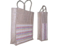 Handloom Net Wine Shopping Bag