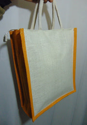 FlowerPrint Jute GroceryBag(12
