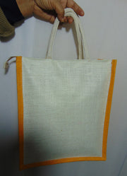 FlowerPrint Jute GroceryBag(12