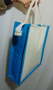 FlowerPrint Jute GroceryBag(12
