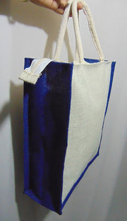 FlowerPrint Jute GroceryBag(12