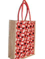POLKA DOTS JUTE BAGS