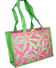 FLOWER EMBROIDERY JUTE BAG