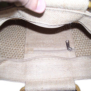 RIBBED JUTE SHOPPING BAG