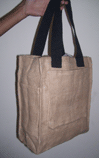 HEAVY WEIGHT JUTE SHOPPING BAG