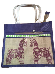 REUSABLE JUTE SHOPPING BAG