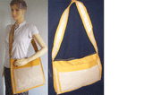 JUTE  MESSANGER BAG