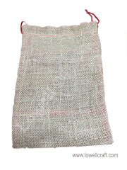 FRUIT PACKING JUTE DRAWSTRING MESH BAG