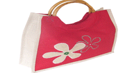 PATCH EMBROIDERY JUTE BAG