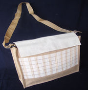 JUTE CONFERENCE BAG WITH BAMBOO