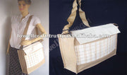JUTE CONFERENCE BAG WITH BAMBOO