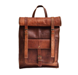 LEATHER BACKPACK BAG/RUCK SACK BAG