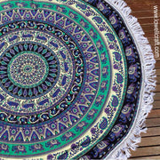 MANDALA ROUND TAPESTRY-BEACH THROWS