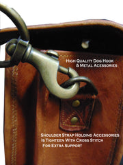 LEATHER BRIEFCASE BAGS- GENUINE GOAT LEATHER