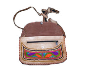 EMBROIDERY  LEATHER CLUTCH BAG