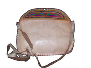 EMBROIDERY  LEATHER CLUTCH BAG