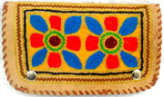 EMBROIDERY  LEATHER CLUTCH BAG
