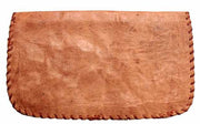 EMBROIDERY  LEATHER CLUTCH BAG