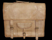 LEATHER LAP TOP SHOULDER BAG
