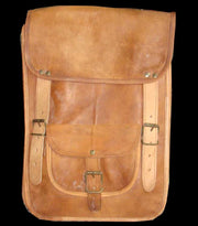 LEATHER LONG SHOULDER HANDLE BAG