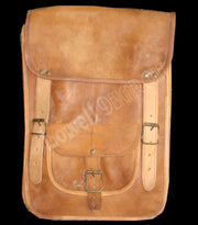 LEATHER LONG SHOULDER HANDLE BAG