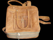 LEATHER LONG SHOULDER HANDLE BAG