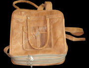 LEATHER LONG SHOULDER HANDLE BAG