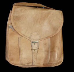 LEATHER LONG SHOULDER HANDLE BAG