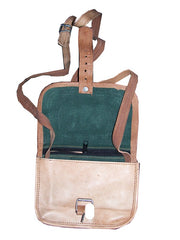 ARI EMBROIDERY LEATHER LONG SHOULDER HANDLE BAG