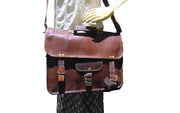 Leather Messanger Cum Backpack Bag