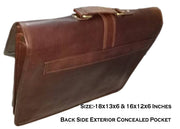 LEATHER BRIEFCASE BAGS- GENUINE GOAT LEATHER
