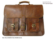LEATHER BRIEFCASE BAGS- GENUINE GOAT LEATHER