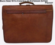 LEATHER BRIEFCASE BAGS- GENUINE GOAT LEATHER