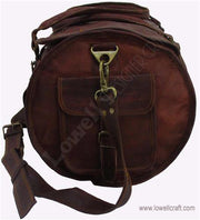 VINTAGE GENUINE TRAVEL DUFFEL GYM BAG