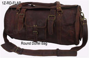 VINTAGE GENUINE TRAVEL DUFFEL GYM BAG