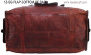 VINTAGE RETRO GOAT LEATHER TRAVEL DUFFEL BAG
