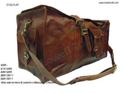 VINTAGE RETRO GOAT LEATHER TRAVEL DUFFEL BAG