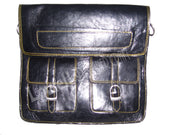 TABLET CROSS SHOULDER LEATHER BAG PLAIN