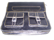 TABLET CROSS SHOULDER LEATHER BAG PLAIN