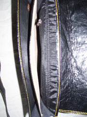 TABLET CROSS SHOULDER LEATHER BAG PLAIN