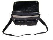 TABLET CROSS SHOULDER LEATHER BAG PLAIN