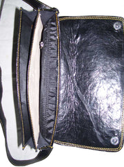 TABLET CROSS SHOULDER LEATHER BAG PLAIN