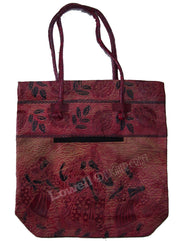 SHANTINIKETAN LEATHER TOTE BAG