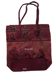 SHANTINIKETAN LEATHER TOTE BAG