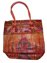 SHANTINIKETAN LEATHER TOTE BAG
