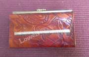 SHANTINIKETAN LEATHER CLUTCH PURSE