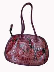 KRISHNA DESIGN LEATHER SHOULDER BAG SMALL