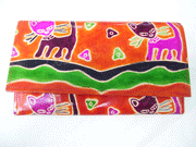 THREE FOLD LEATHER CARD HOLDER PURSE