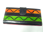 LEATHER WALLET WAVE DESIGN