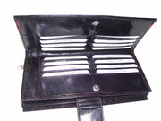 LEATHER WALLET WAVE DESIGN